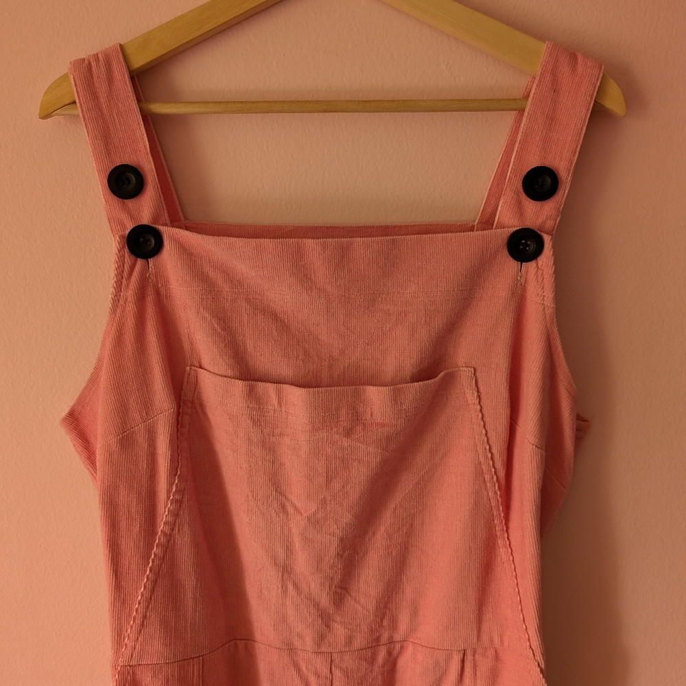 Nooworks Pink Corduroy Overalls Size XL - Picture 10 of 12